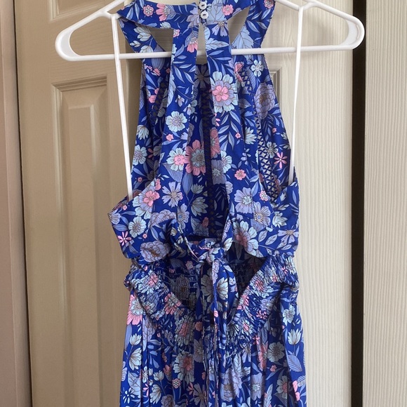 Spring/Summer dress - beautiful flowy floral boho dres. - Picture 3 of 4